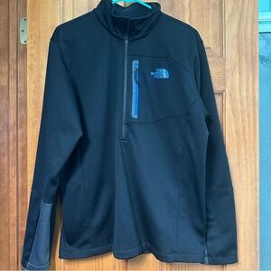 The North Face Men's Black and Blue Performance Jacket